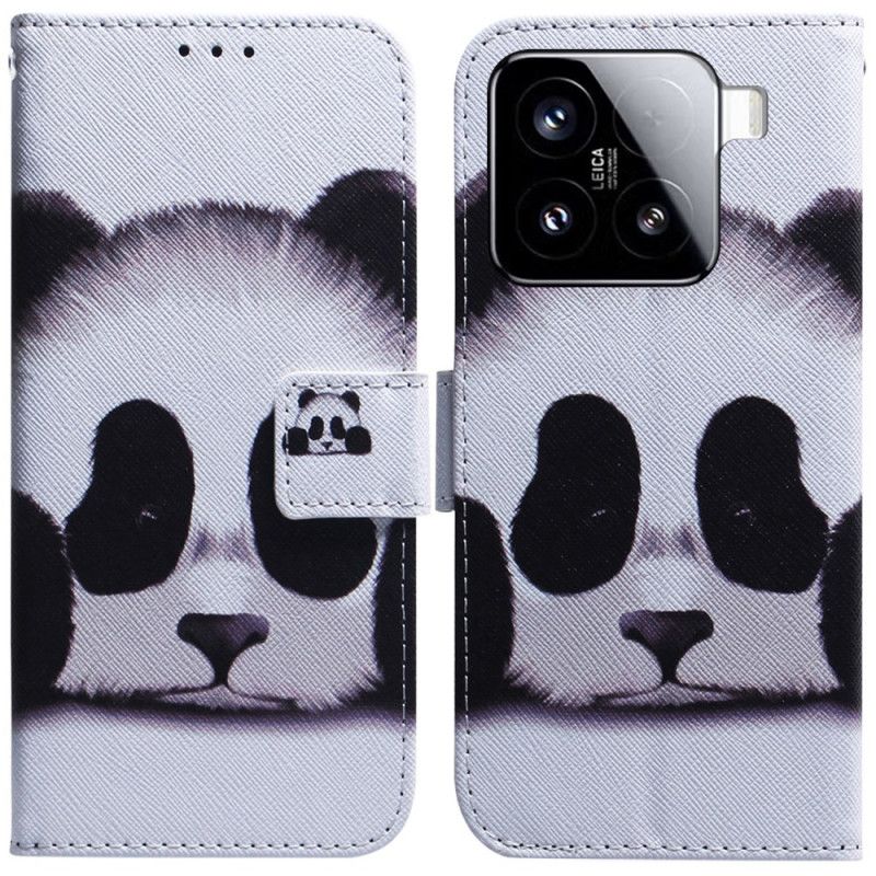 Leren Hoesje Voor Xiaomi 15 Panda