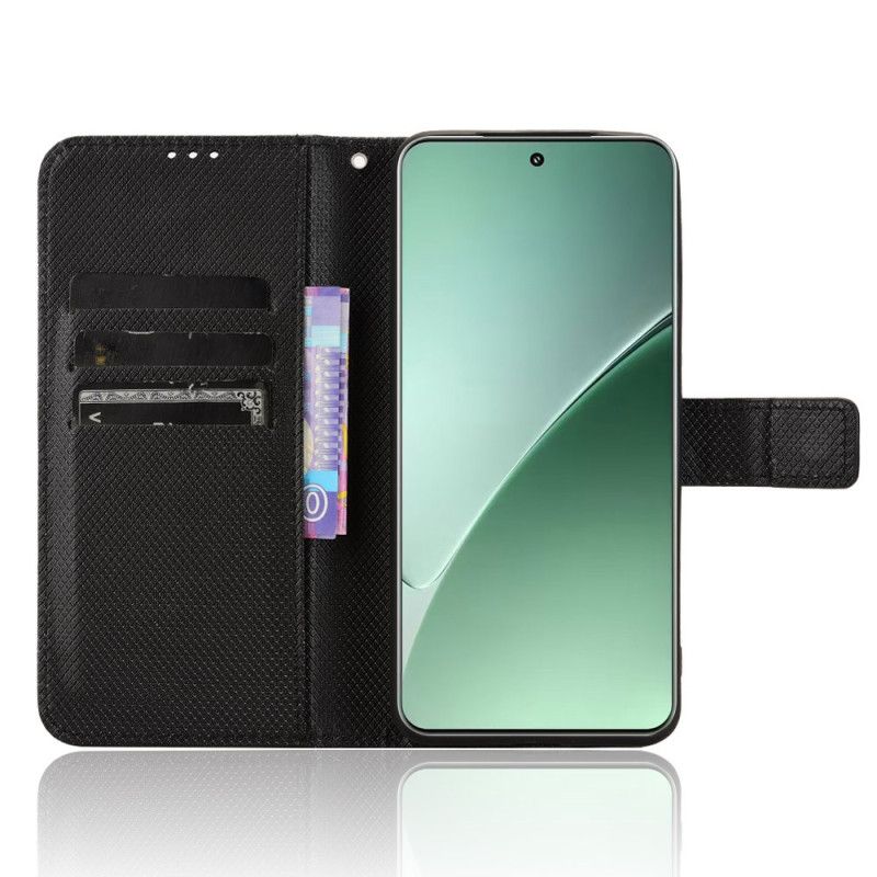 Leren Hoesje Xiaomi 15 Sleutelkoord Met Stippen Bescherming Hoesje