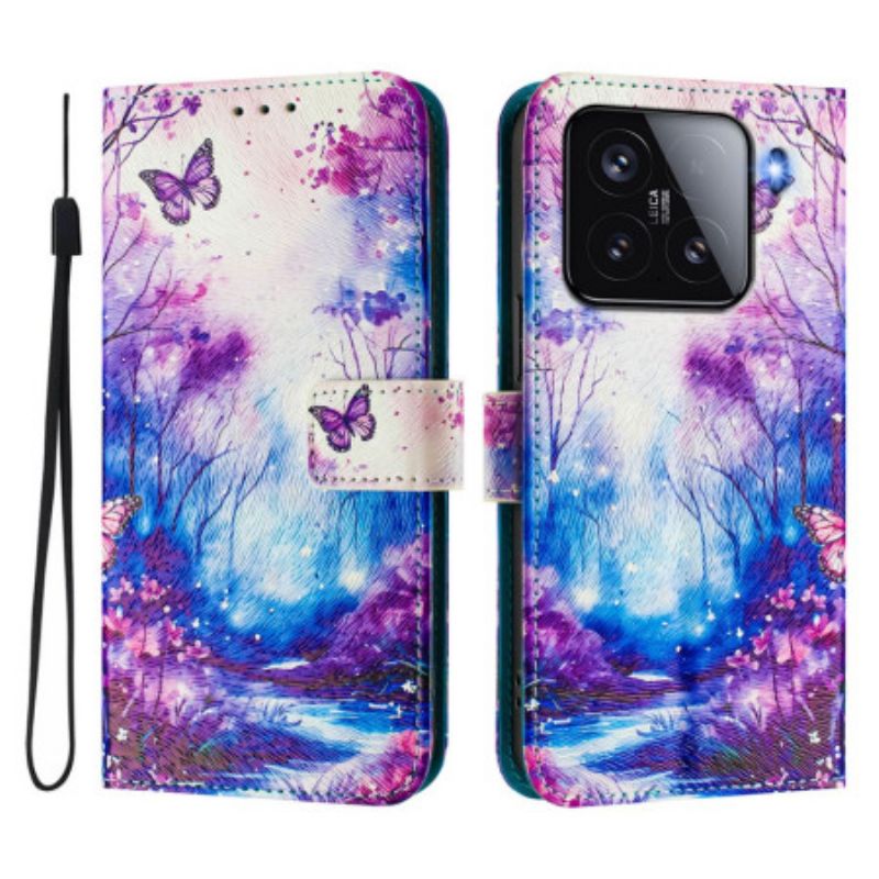 Leren Hoesje Xiaomi 15 Vallei Der Dromen Bescherming Hoesje