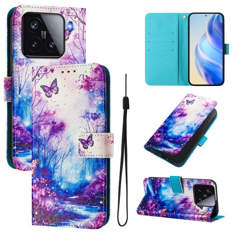 Leren Hoesje Xiaomi 15 Vallei Der Dromen Bescherming Hoesje