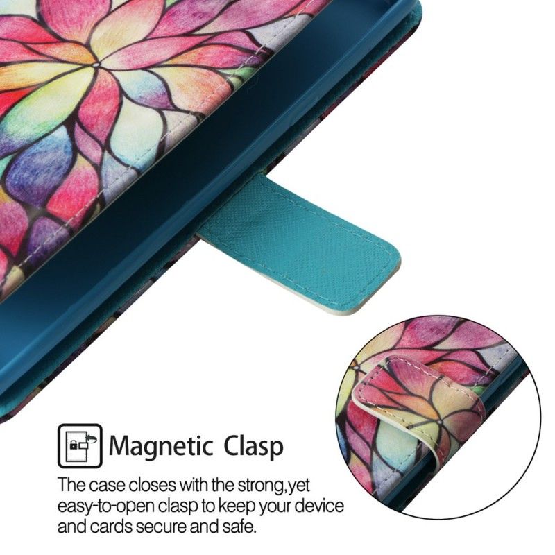 Flip Case Leren Samsung Galaxy S10 Plus Optische Kleur