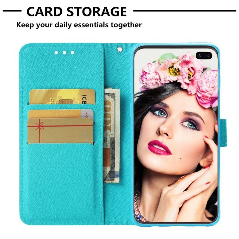 Flip Case Leren Samsung Galaxy S10 Plus Optische Kleur