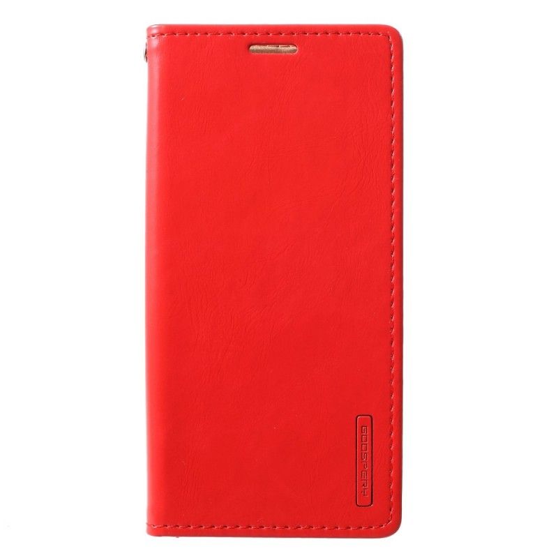 Folio-hoesje Samsung Galaxy S10 Plus Magenta Rood Leereffect Kwik