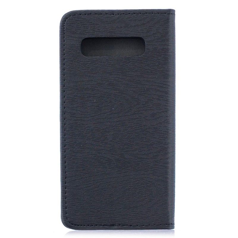 Folio-hoesje voor Samsung Galaxy S10 Plus Houtdessin
