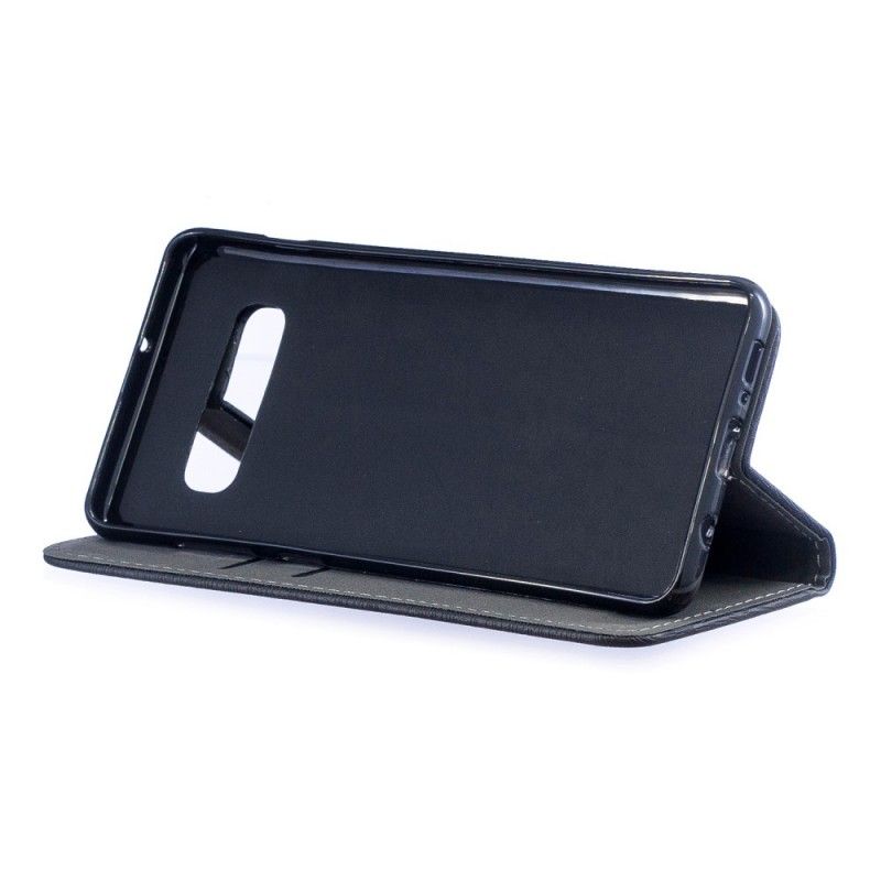 Folio-hoesje voor Samsung Galaxy S10 Plus Houtdessin