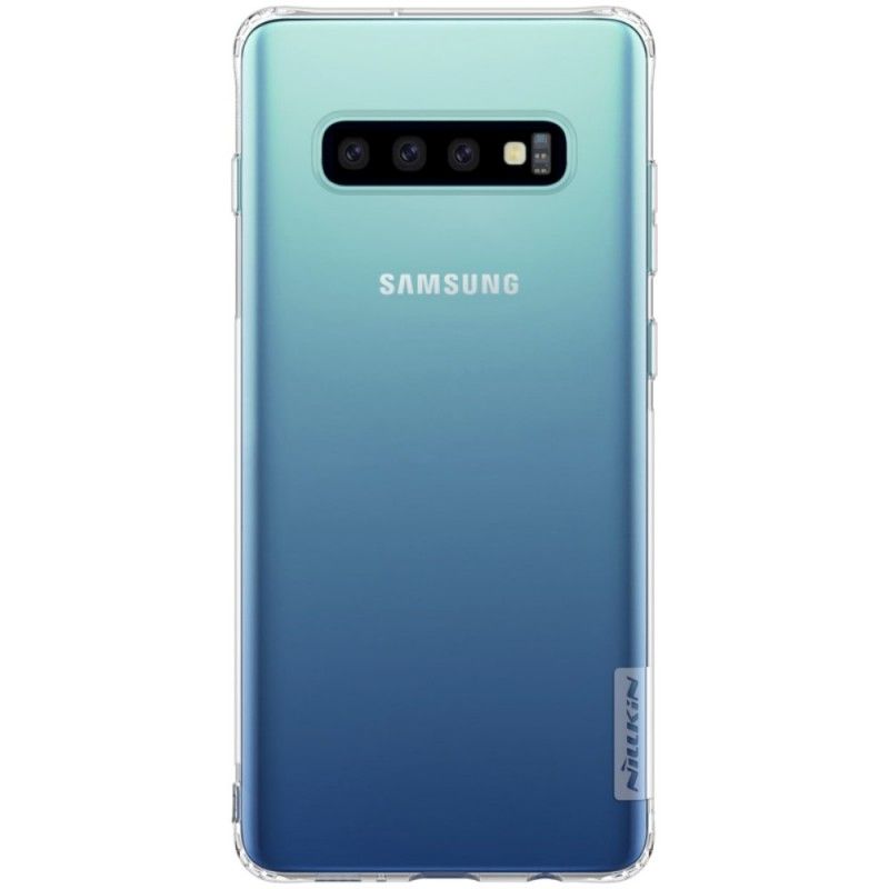 Hoesje Samsung Galaxy S10 Plus Wit Transparant Nillkin