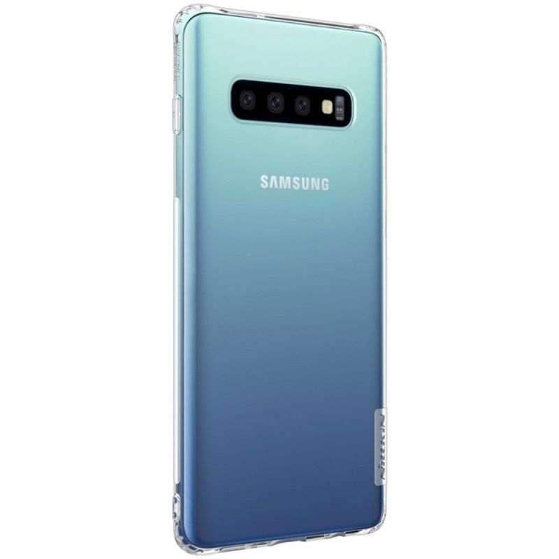 Hoesje Samsung Galaxy S10 Plus Wit Transparant Nillkin