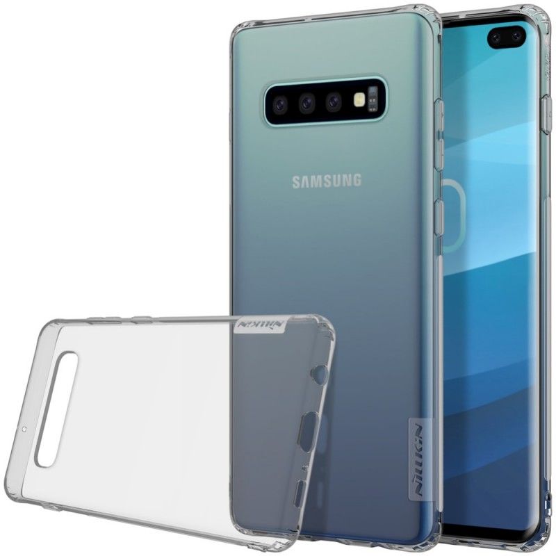 Hoesje Samsung Galaxy S10 Plus Wit Transparant Nillkin