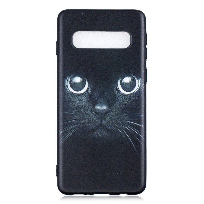 Hoesje voor Samsung Galaxy S10 Plus Kattenogen