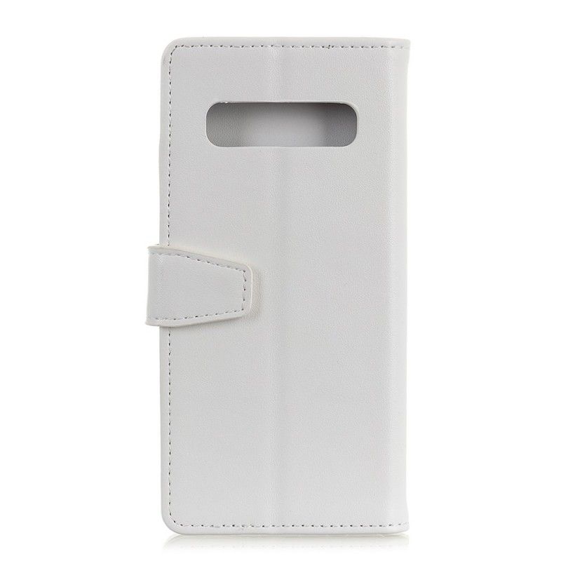 Leren Hoesje Samsung Galaxy S10 Plus Kunstleer