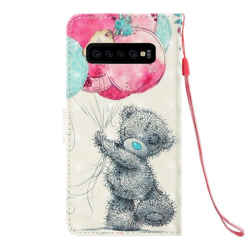 Leren Hoesje voor Samsung Galaxy S10 Plus Gefeliciteerd Met Je Verjaardag