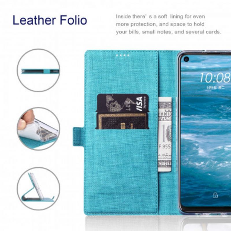 Folio-hoesje Moto G 5g Getextureerde Vili Dmk