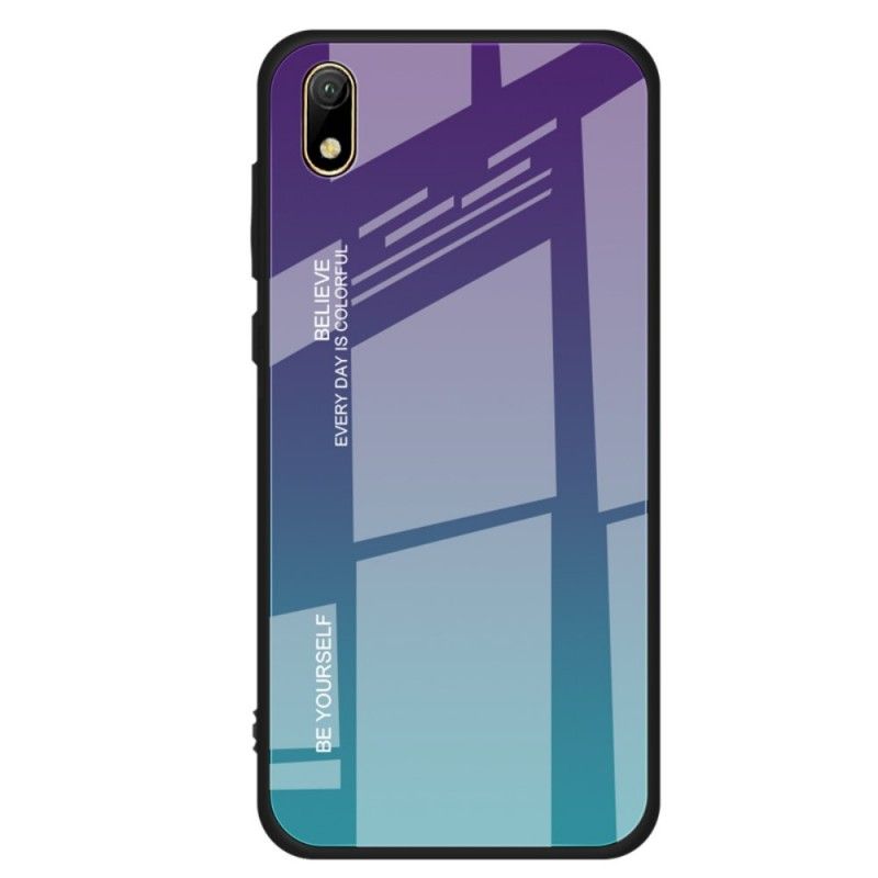 Cover Hoesje Huawei Y5 2019 Roze Rood Telefoonhoesje Gegalvaniseerde Kleur