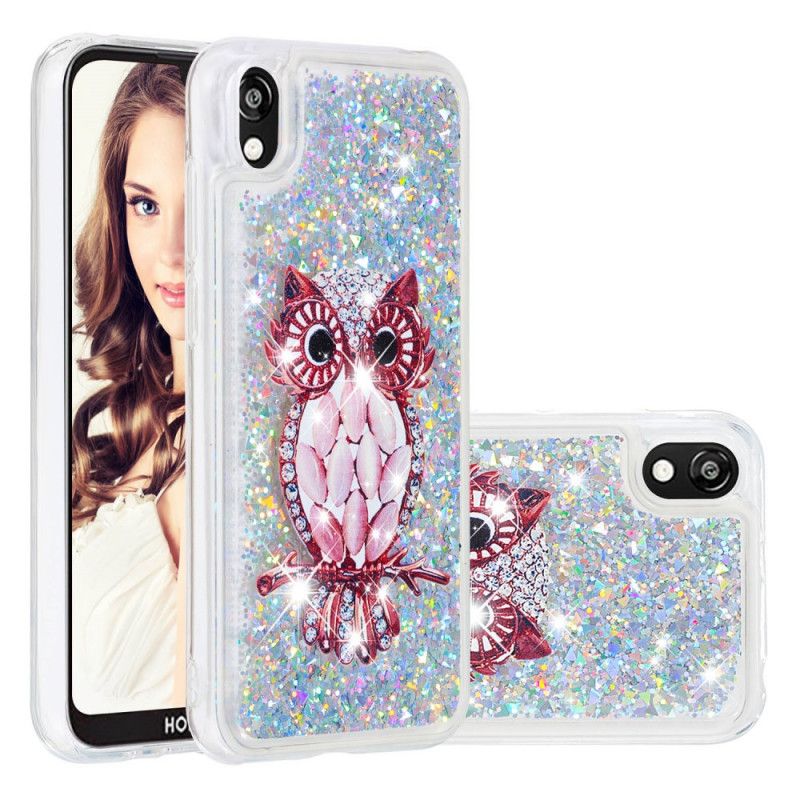 Hoesje Huawei Y5 2019 Rijke Glitter Juffrouw Uil