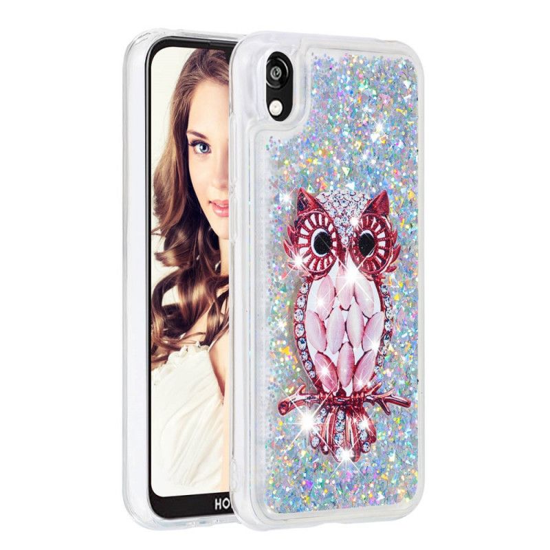 Hoesje Huawei Y5 2019 Rijke Glitter Juffrouw Uil