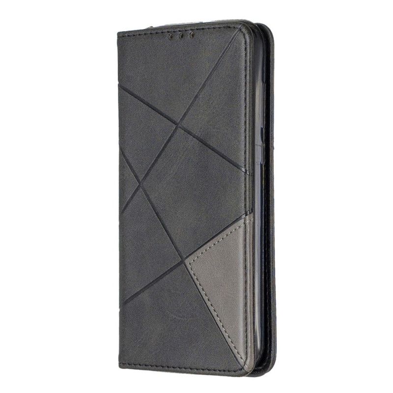 Folio-hoesje Honor 8S Grijs Zwart Telefoonhoesje Kunstenaarsstijl