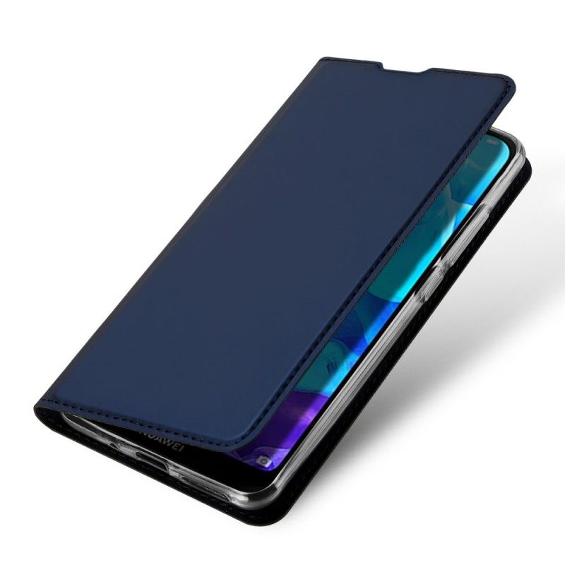 Folio-hoesje voor Honor 8S Marineblauw Zwart Pro Dux Ducis Huid