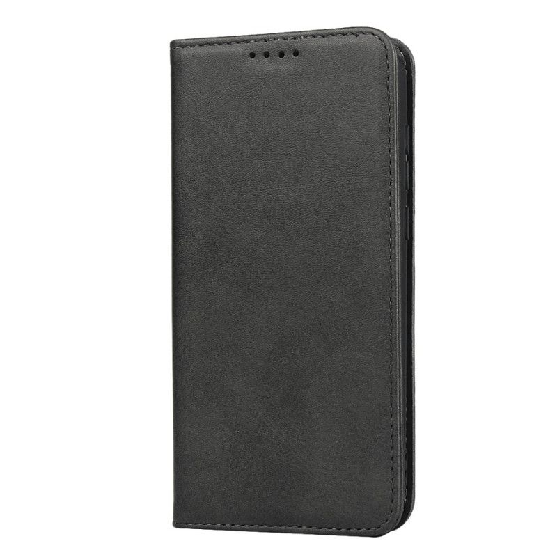 Folio-hoesje voor Honor 8S Rood Zwart Ingetogen Leerstijl