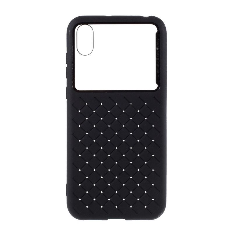 Hoesje Honor 8S Rood Zwart Gewatteerd