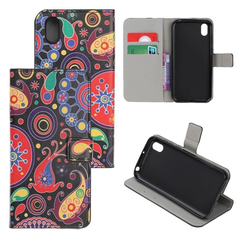 Leren Hoesje voor Honor 8S Melkwegontwerp