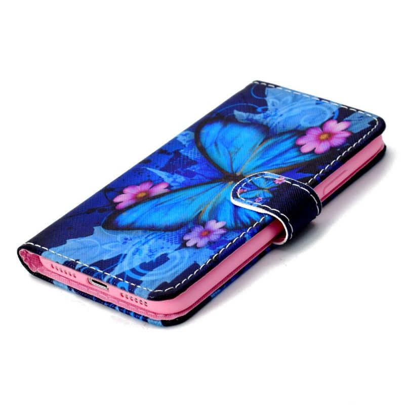 Leren Hoesje voor Honor 8S Tropische Vlinder