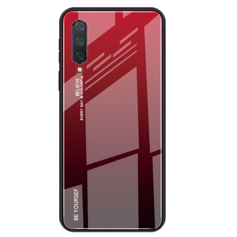 Case Hoesje Xiaomi Mi 9 Lite Groen Rood Telefoonhoesje Gegalvaniseerde Kleur
