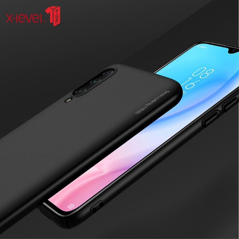 Case Hoesje Xiaomi Mi 9 Lite Paars Zwart Telefoonhoesje Flexibele Serie Guardian