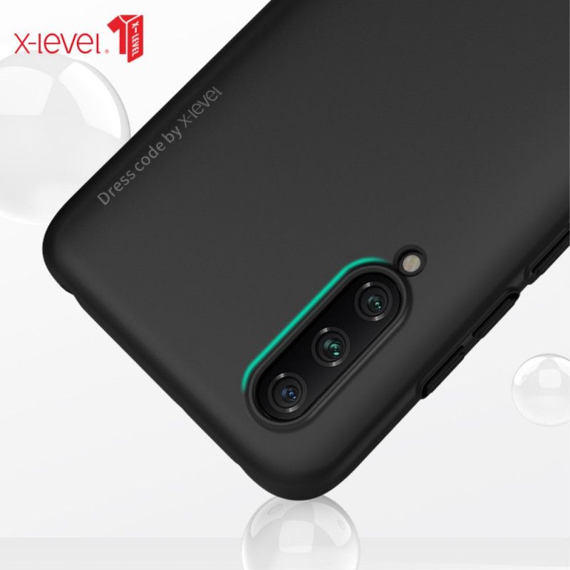 Case Hoesje Xiaomi Mi 9 Lite Paars Zwart Telefoonhoesje Flexibele Serie Guardian