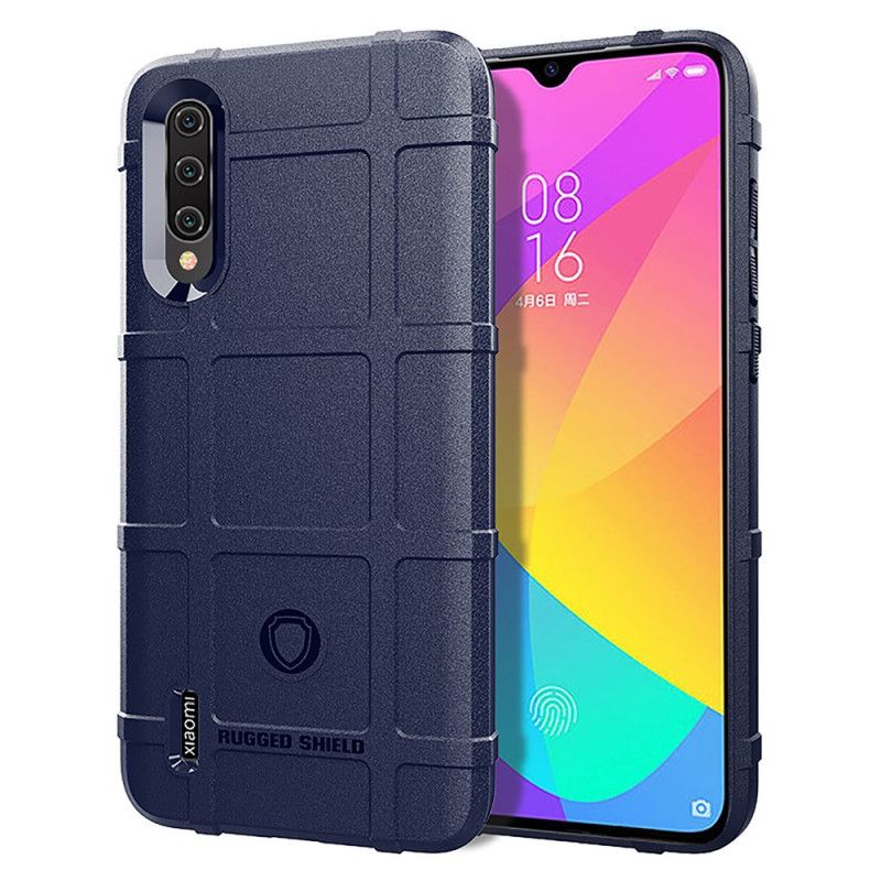 Hoesje voor Xiaomi Mi 9 Lite Grijs Zwart Robuust Schild