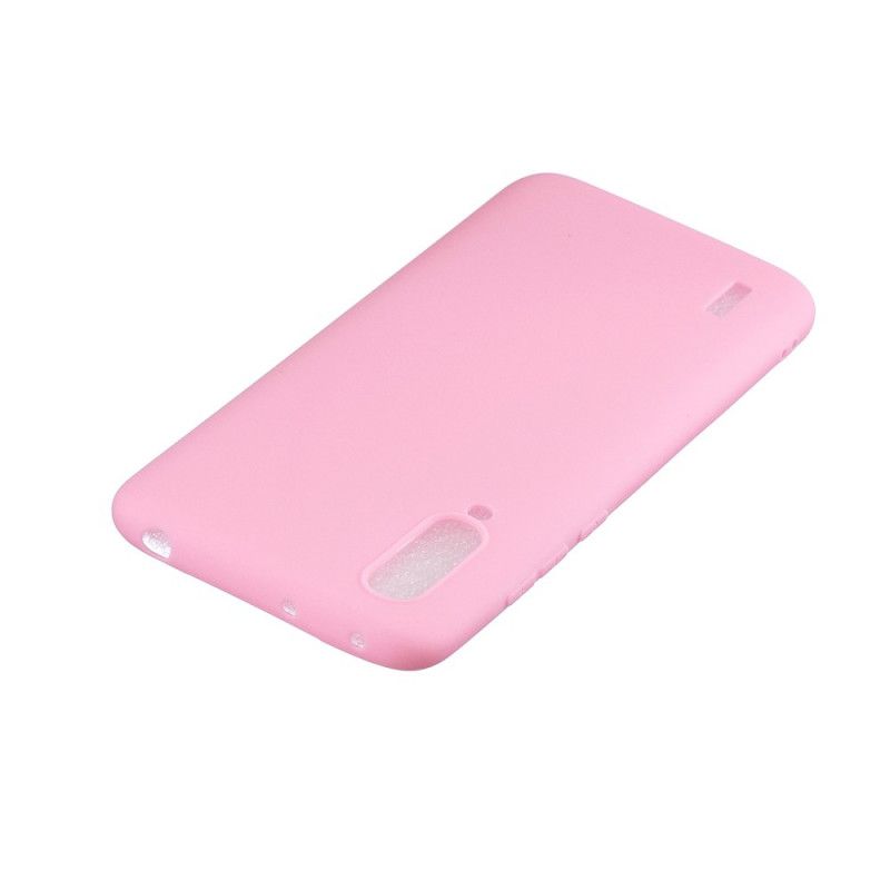 Hoesje voor Xiaomi Mi 9 Lite Wit Zwart Flexibele Siliconen Snoepkleuren