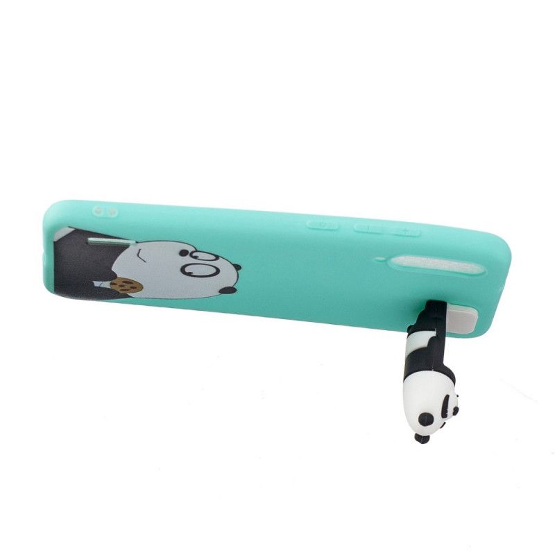 Hoesje Xiaomi Mi 9 Lite 3D Panda En Koekjes