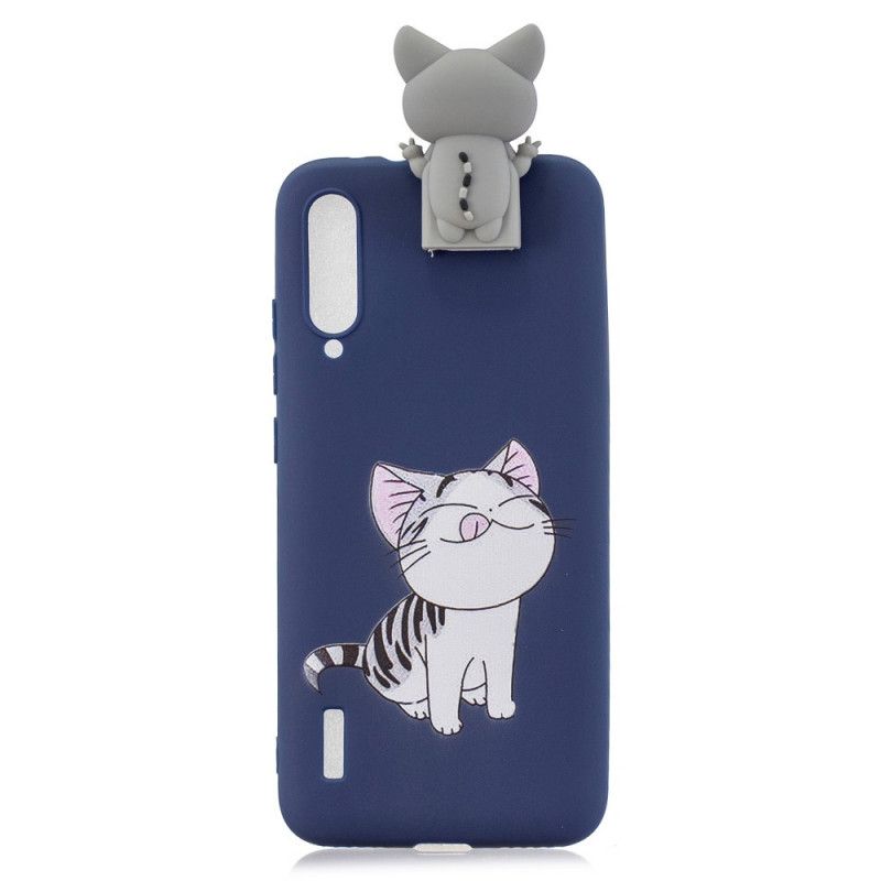Hoesje Xiaomi Mi 9 Lite Snik De 3D Kat Naar Adem
