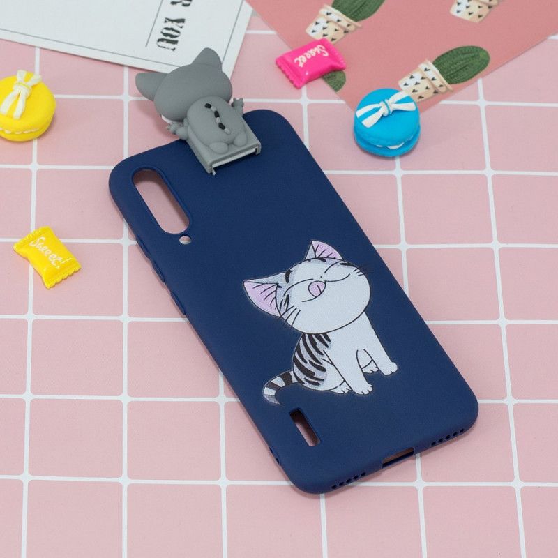 Hoesje Xiaomi Mi 9 Lite Snik De 3D Kat Naar Adem