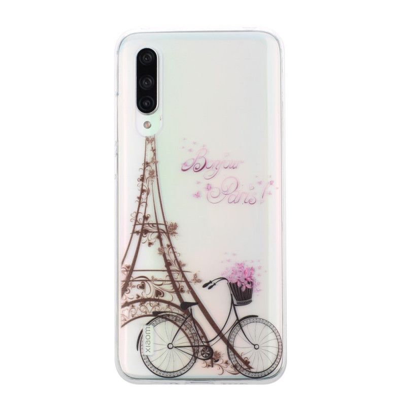 Hoesje Xiaomi Mi 9 Lite Transparant Hallo Parijs