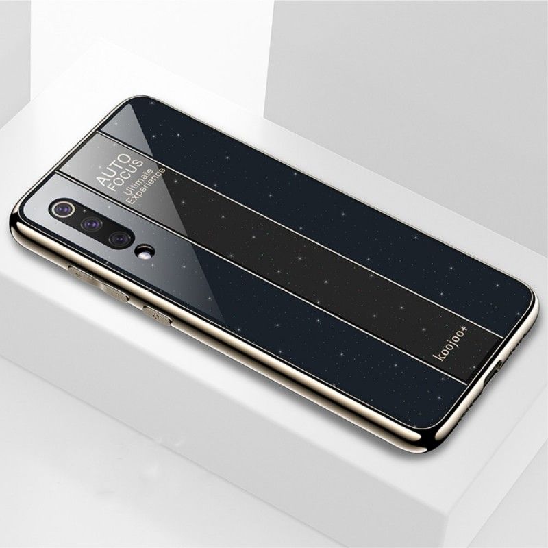 Case Hoesje Xiaomi Mi 9 Goud Zwart Telefoonhoesje Gegalvaniseerde Hybride