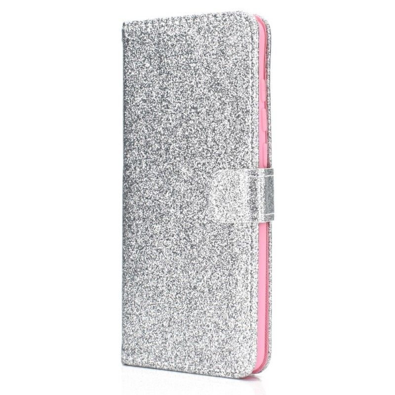 Cover Folio-hoesje Xiaomi Mi 9 Rose Goud Telefoonhoesje Pailletten
