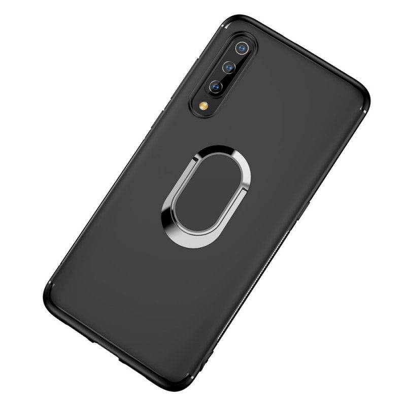 Cover Hoesje Xiaomi Mi 9 Rood Zwart Telefoonhoesje Premium Magnetische Ring