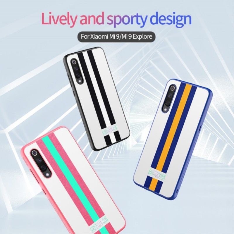 Hoesje voor Xiaomi Mi 9 Appelgroen Zilver Nillkin Reflectie