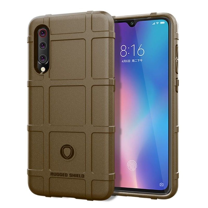 Hoesje voor Xiaomi Mi 9 Groen Zwart Robuust Schild