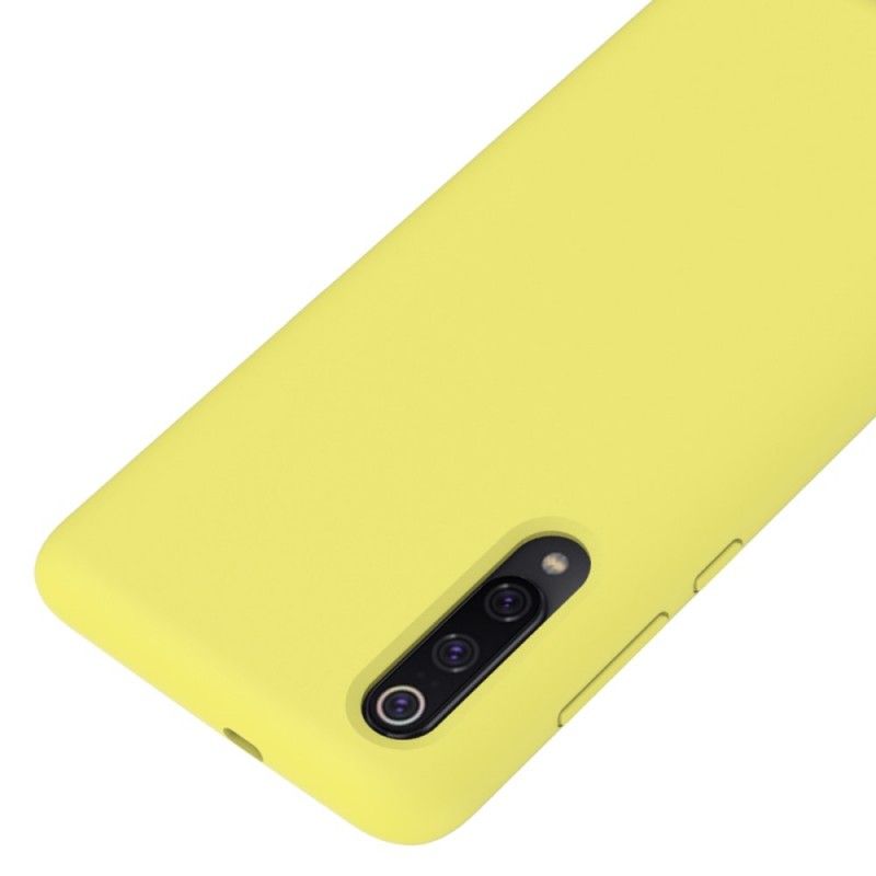 Hoesje voor Xiaomi Mi 9 Roze Zwart Siliconenvloeistof