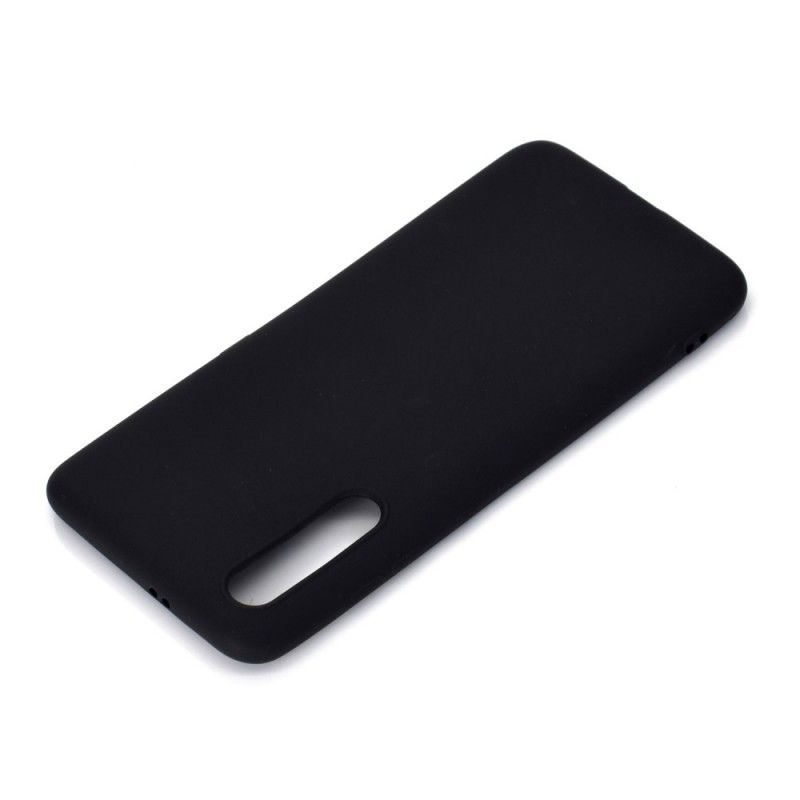Hoesje voor Xiaomi Mi 9 Wit Zwart Siliconen