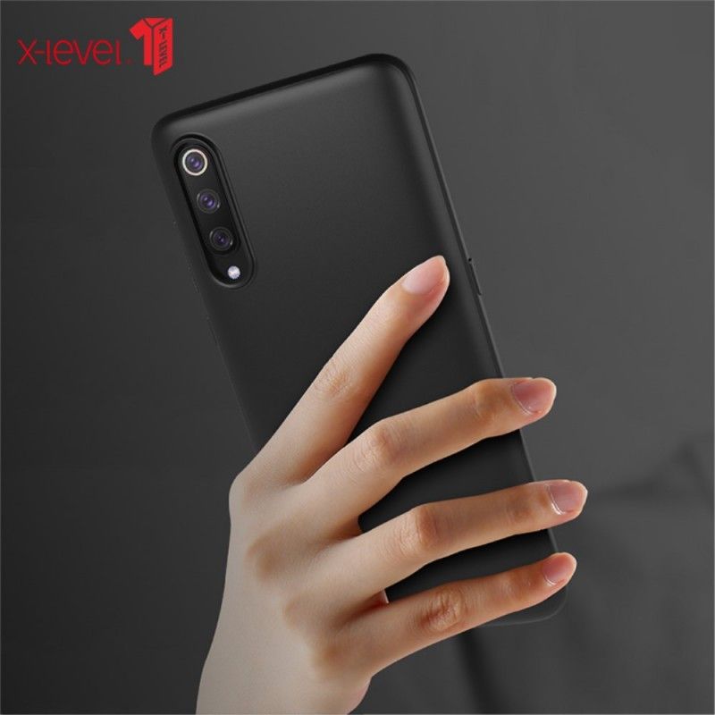 Hoesje Xiaomi Mi 9 Paars Zwart Serie Beschermers