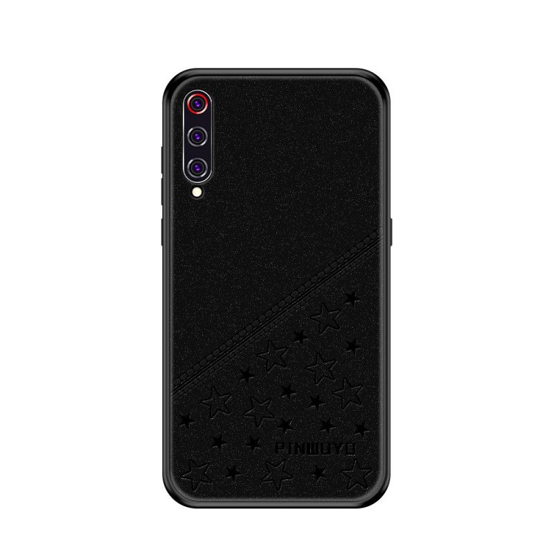 Hoesje Xiaomi Mi 9 Rood Zwart Gelukkige Ster-Serie Pinwuyo