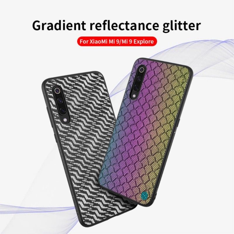 Hoesje Xiaomi Mi 9 Zwart Oogverblindende Nillkin