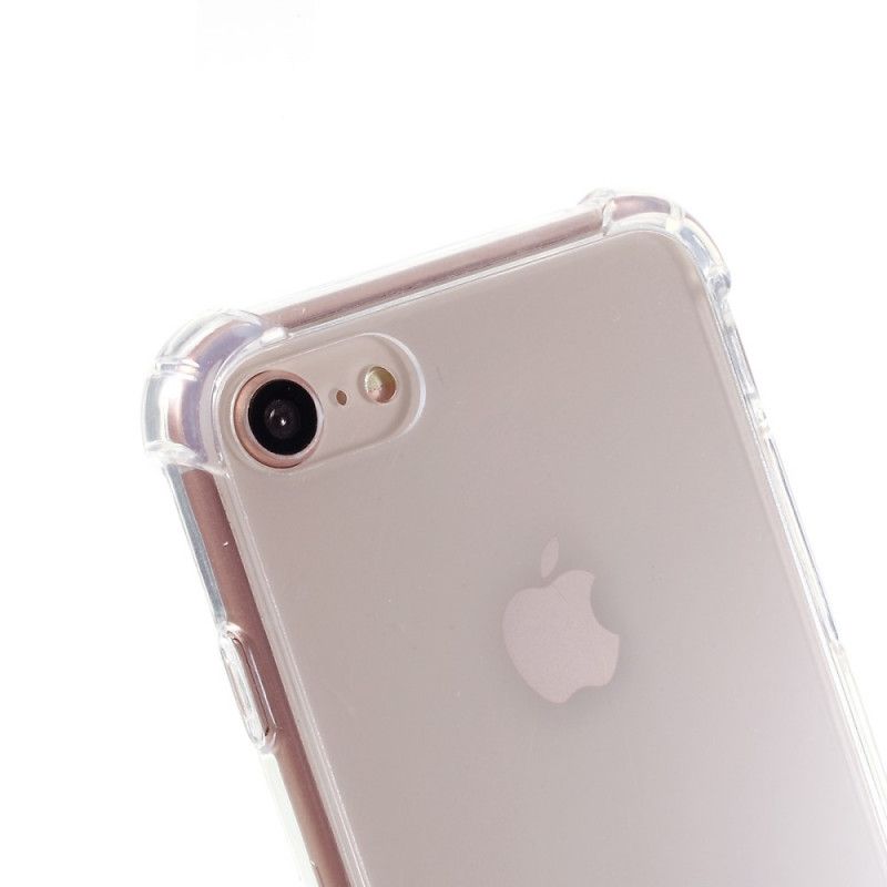 Cover Hoesje Hoesje met Ketting Rood Zwart Hybride Met Gekleurd Koord