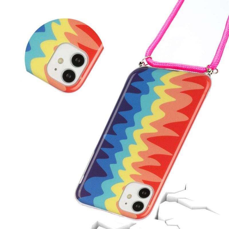 Iphone 11 Hoesje Met Regenboogkoord