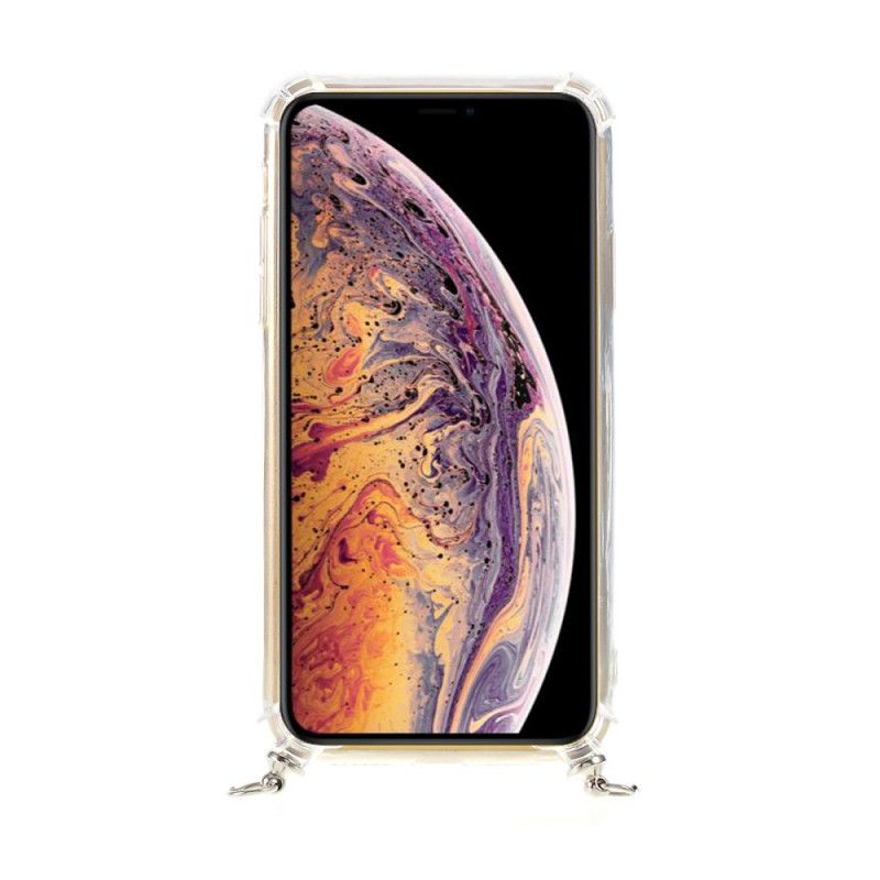 Iphone Xr Hybride Hoesje Met Gekleurd Koord