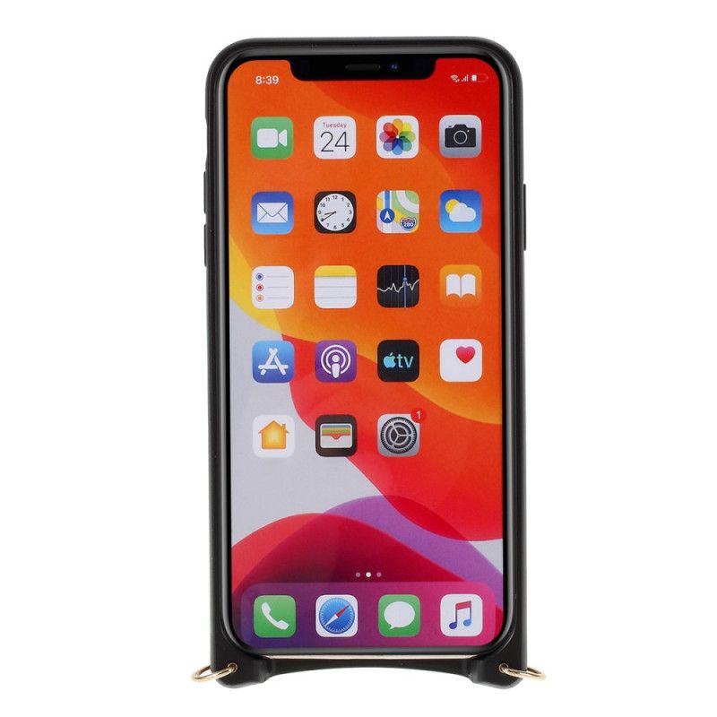 Opvallende Iphone 11 Pro Max-Hoes Met Wederzijdse Ketting