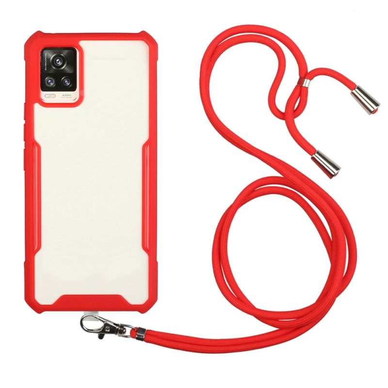 Samsung Galaxy A52 4G / A52 5G Hybride Hoesje Met Kleurrijk Koord