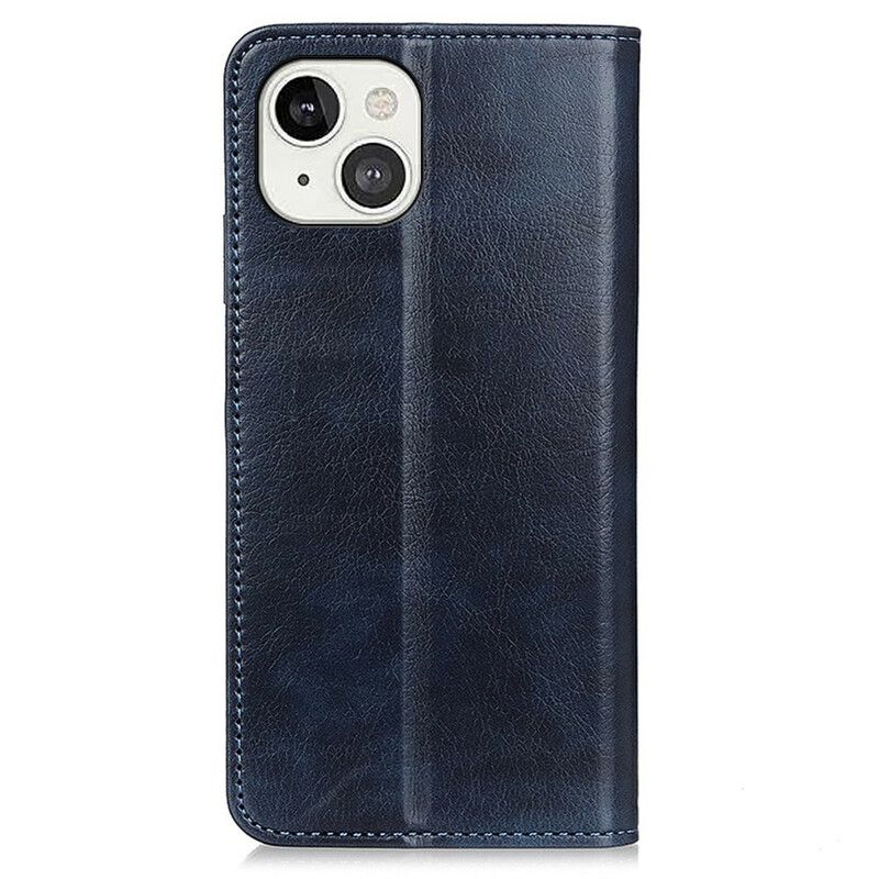 Folio-hoesje iPhone 13 Mini Litchi Splitleer
